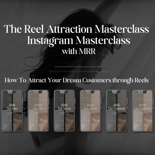 The Reel Attraction Instagram Masterclass | 30 Days of Prompts, Hooks & Captions, Hashtags & SEO | Digital Marketing Course with 100% Master Resell Rights (MRR)