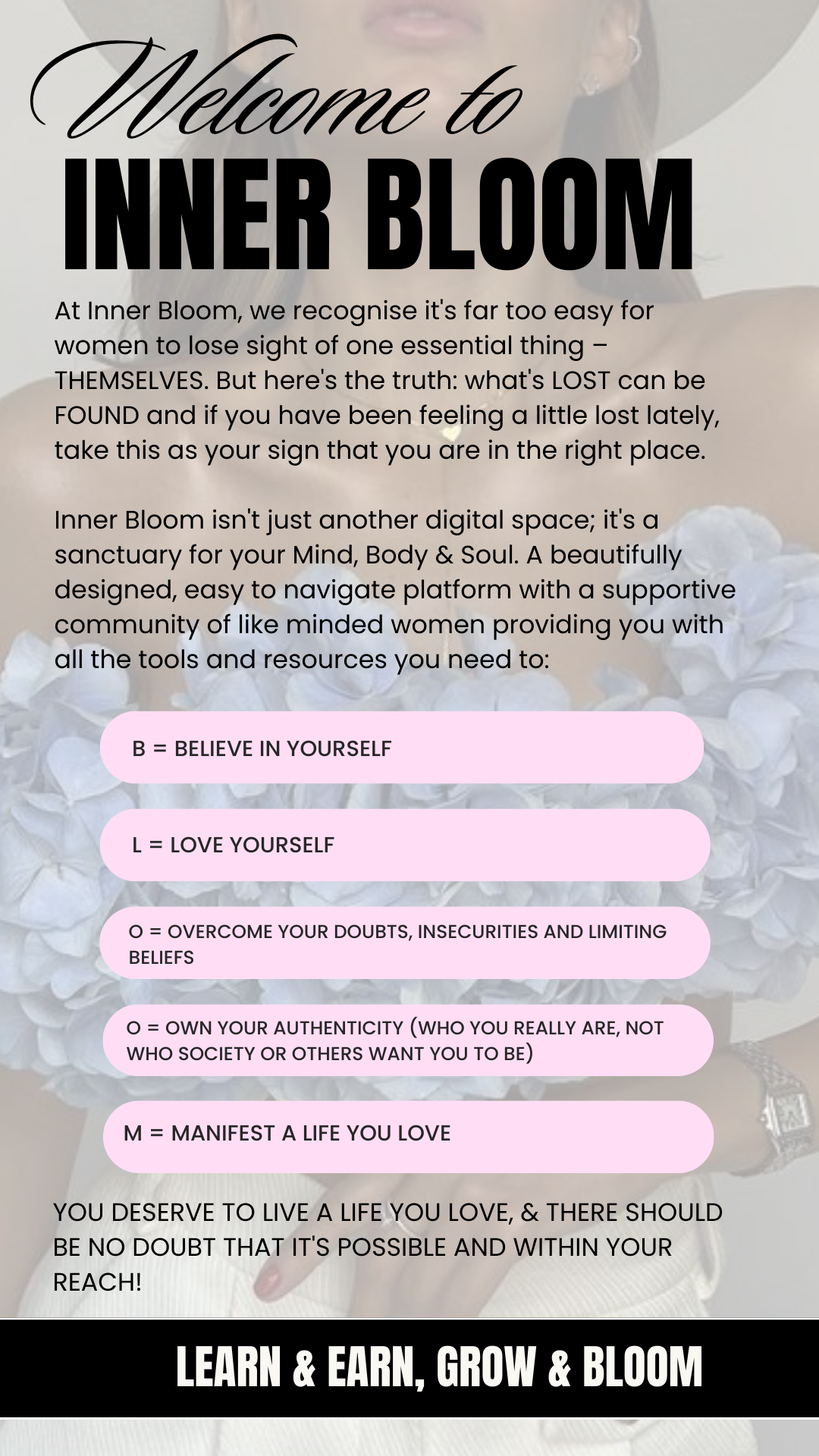 Inner Bloom: Women's Wellbeing Academy | Health, Wellbeing & Digital Marketing Course with 100% Master Resell Rights (MRR)