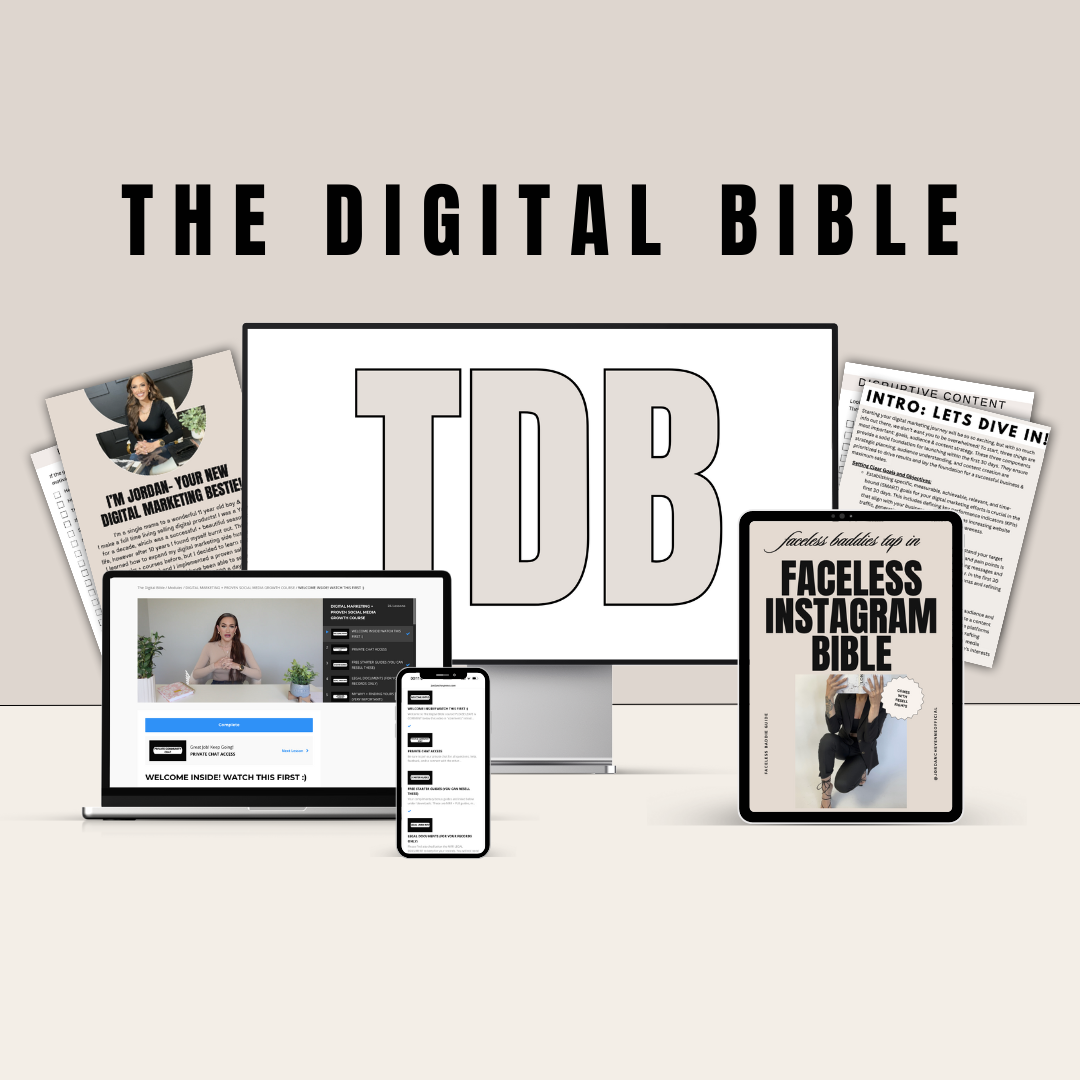 The Digital Bible (TDB) MRR Digital Marketing Course