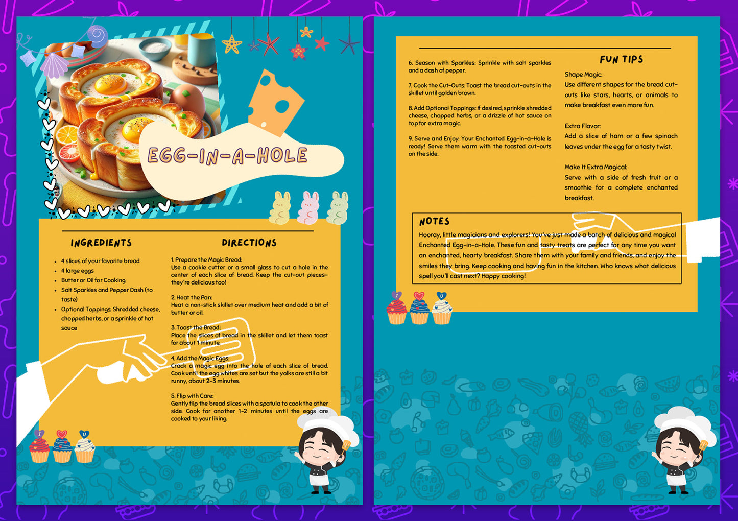 Little Chef | 100 Kids Recipes Bundle | Private Label Rights PLR | Master Resell Rights MRR | Canva Editable Templates
