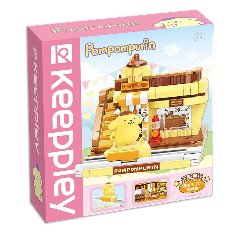 Hello Kitty Building Melody Cinnamoroll Pom Pom Purin Block Block Girl Cat Jade Tiny Children's Educational Toys Gifts