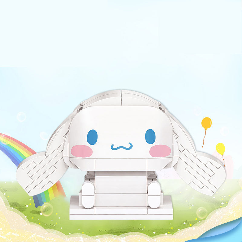 Hello Kitty Building Melody Cinnamoroll Pom Pom Purin Block Block Girl Cat Jade Tiny Children's Educational Toys Gifts