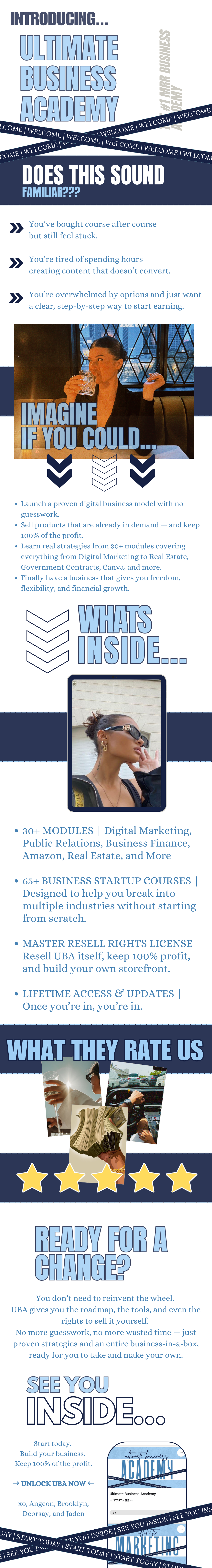 Ultimate Business Academy UBA MRR Course | Resell Rights Digital Business | Online Marketing & Passive Income Training Bundle
