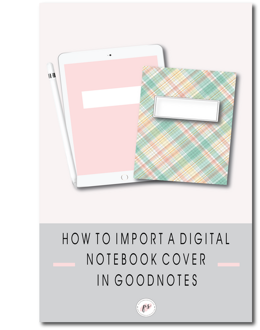 How To Import Digital Notebook Covers in Goodnotes
