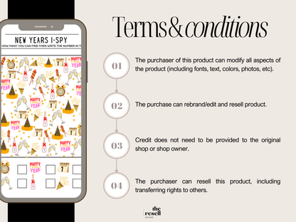 New Years Eve Party Games Bundle Canva PDF Printable | 4 Fun NYE Games Kids & Adults | Trivia, Icebreakers, Activities | Instant Download