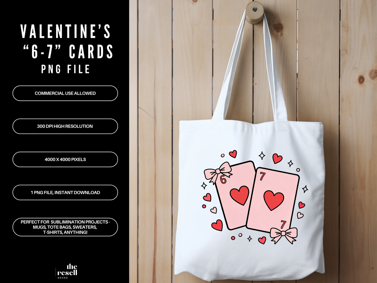 Valentine "6-7" "Six Seven" Cards PNG | Cute Valentine Numbers Sublimation Design | Love Cards Shirt Art | POD & Commercial Use