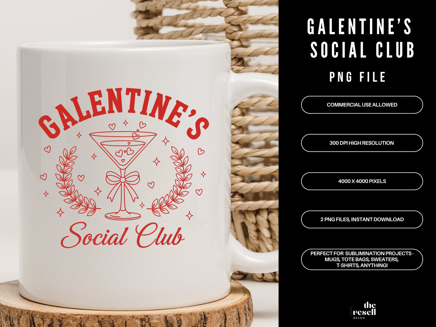Galentine’s Social Club 2 300 DPI PNG Files Set | Valentine Friends Sublimation Design | Girls Night Shirt Art | POD & Commercial Use