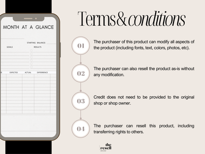 2026 Money Mindset Journal Canva Template | 52 Page Printable PDF | Digital Financial Planner | PLR MRR Resell Rights