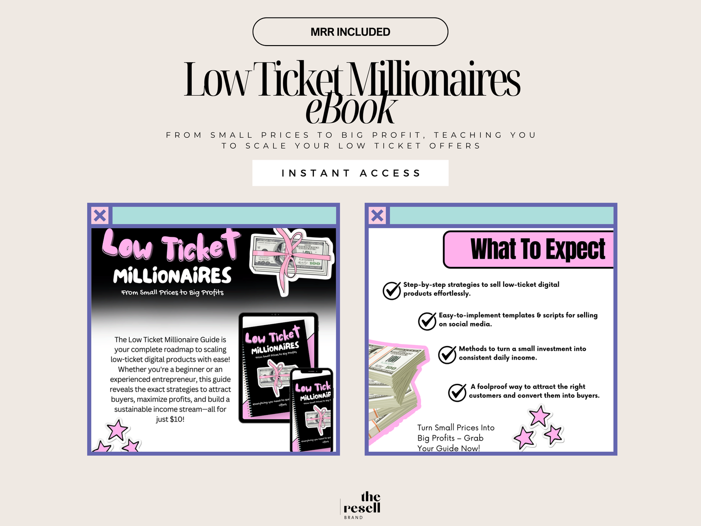 Pinterest Marketing eBook Canva Template | 54 Pages Editable | PLR + MRR | Pinterest Growth Strategy for Coaches & Sellers