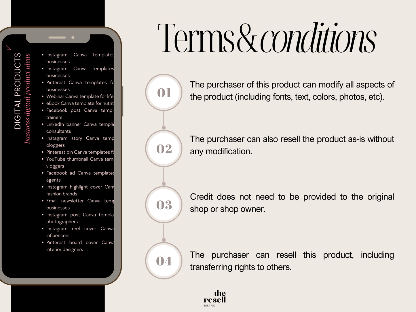 500+ Business Digital Product Ideas eBook | Editable Canva Template + PDF | ChatGPT-Ready Prompts | PLR + MRR Included