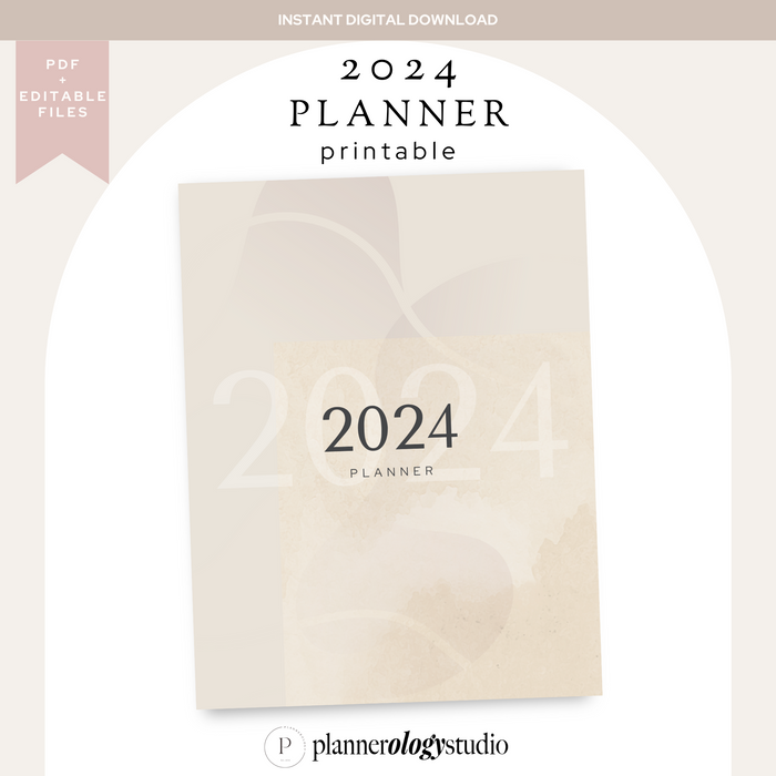 2024 Printable Planner – Yearly, Monthly, Weekly, and Daily Views