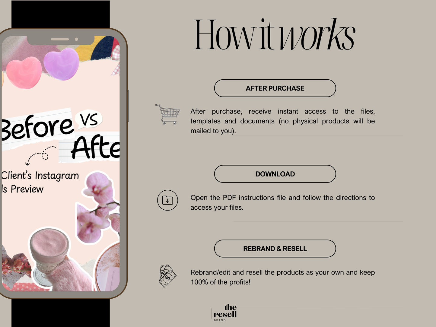 100 Pink Aesthetic Instagram Carousel Templates | Canva Editable | Cozy Social Media Kit | PLR + MRR Included | IG Content Templates