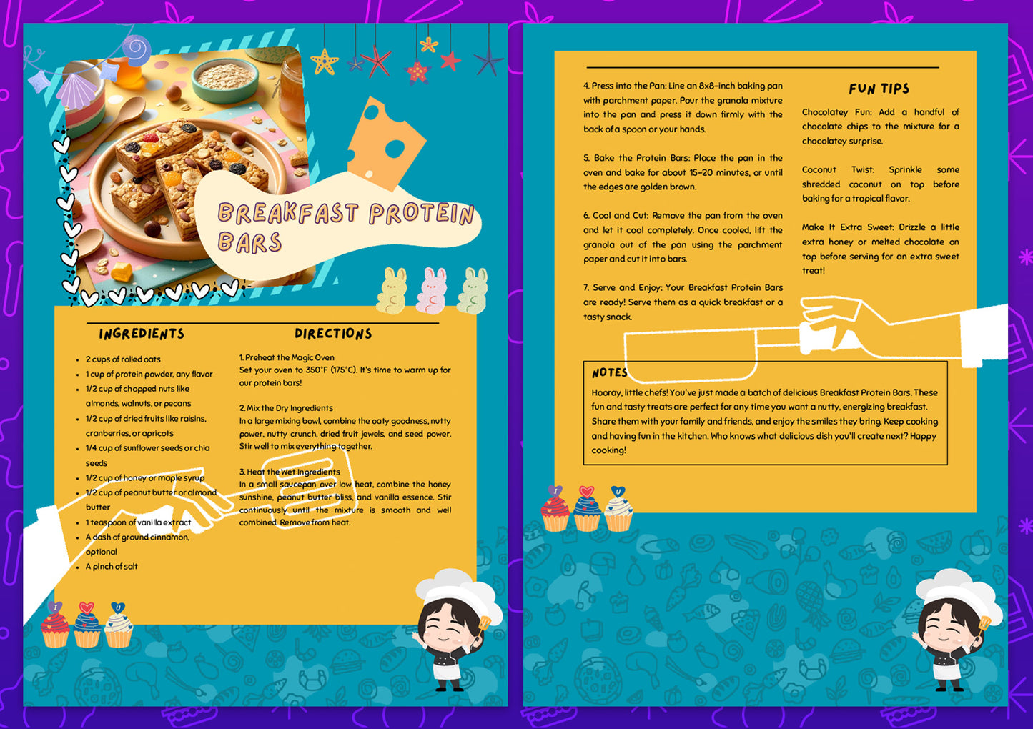Little Chef | 100 Kids Recipes Bundle | Private Label Rights PLR | Master Resell Rights MRR | Canva Editable Templates