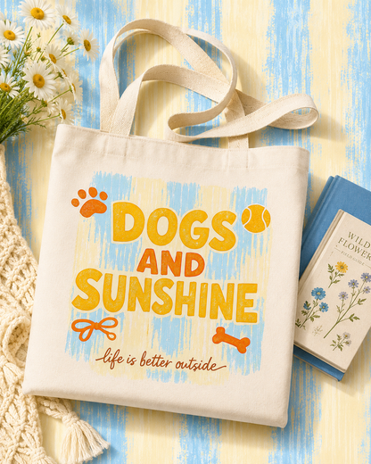 Dogs and Sunshine PNG sublimation design