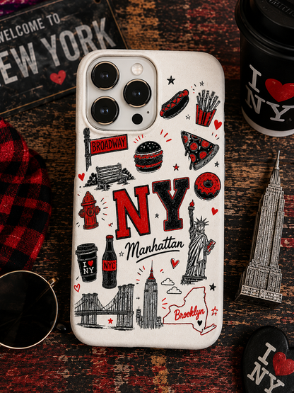 NY Manhattan PNG Digital Download | New York City Sublimation Design for POD Commercial Use