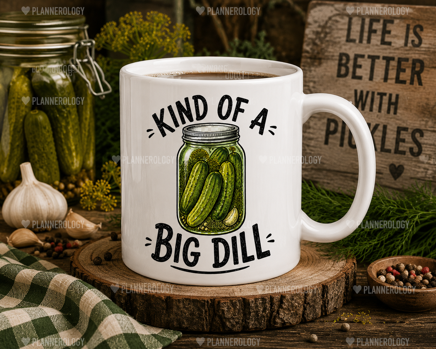 Retro pickle sublimation graphic for shirts tote bags and mugs