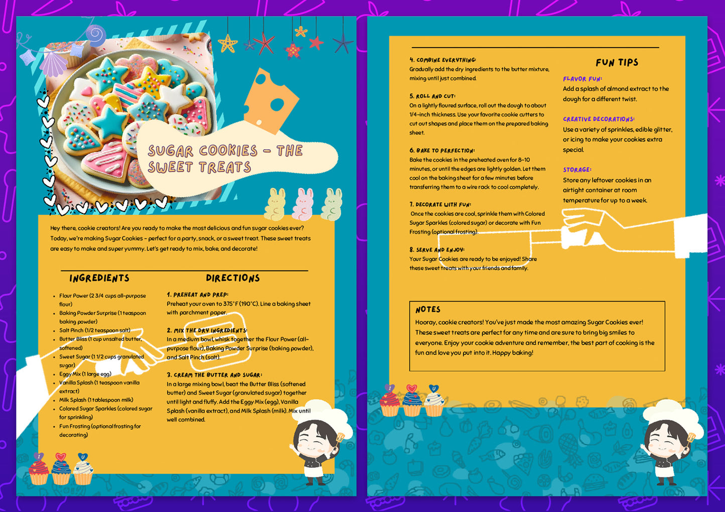 Little Chef | 100 Kids Recipes Bundle | Private Label Rights PLR | Master Resell Rights MRR | Canva Editable Templates