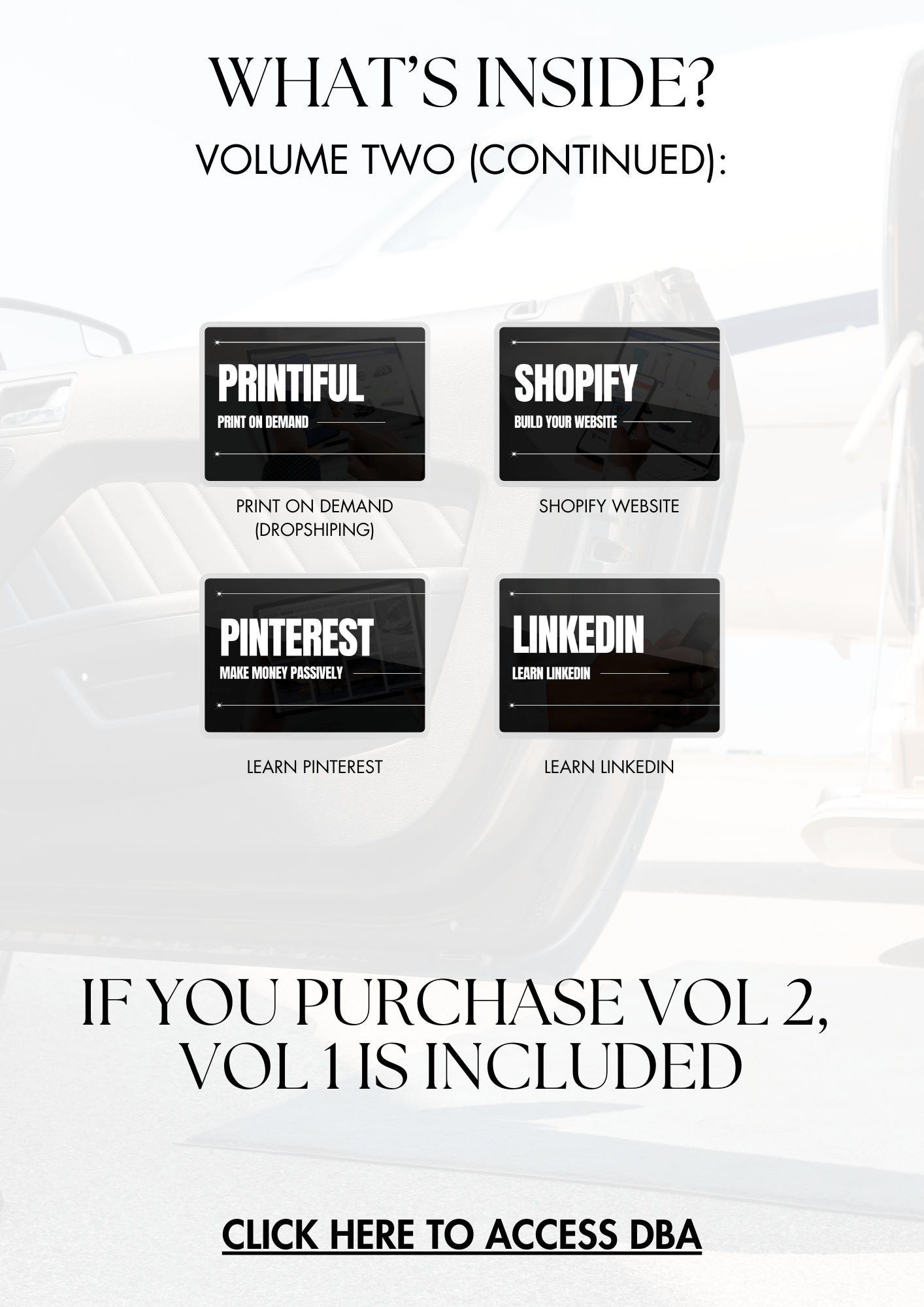Digital Boss Academy (DBA) MRR Digital Marketing Course & PLR Community Vol 1 and 2 ON SALE 50% OFF