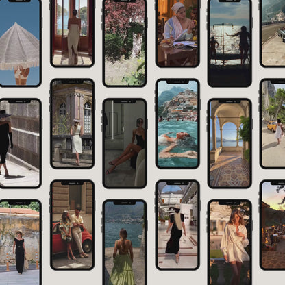 300+ Old World Vintage Glam, Wealth and Luxury European Summer Instagram/TikTok Reel Videos Content Bank | MRR & PLR