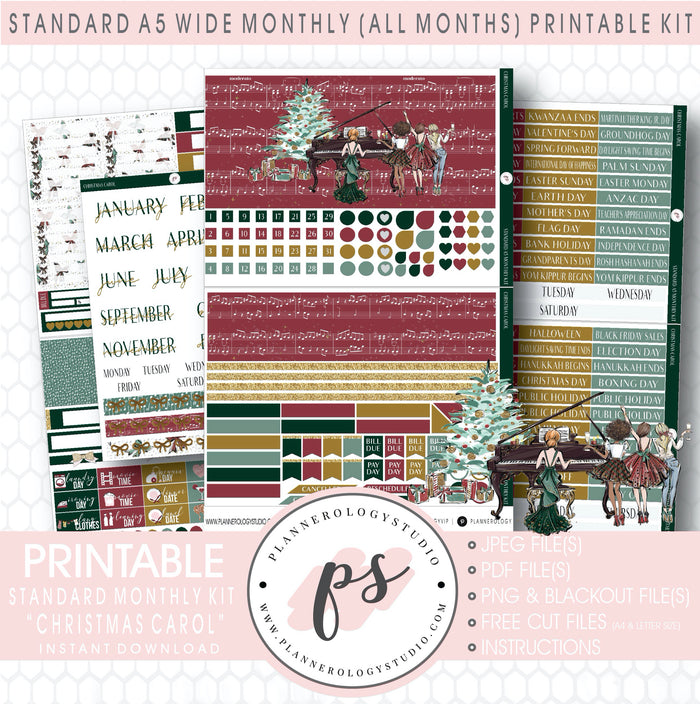 FALL Shopping PRINTABLE Stickers Black Friday Planner Kit 