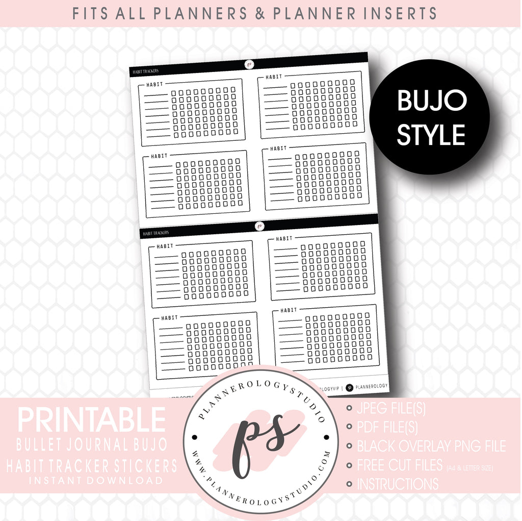 Bullet Journal (Bujo) Stickers – Plannerologystudio