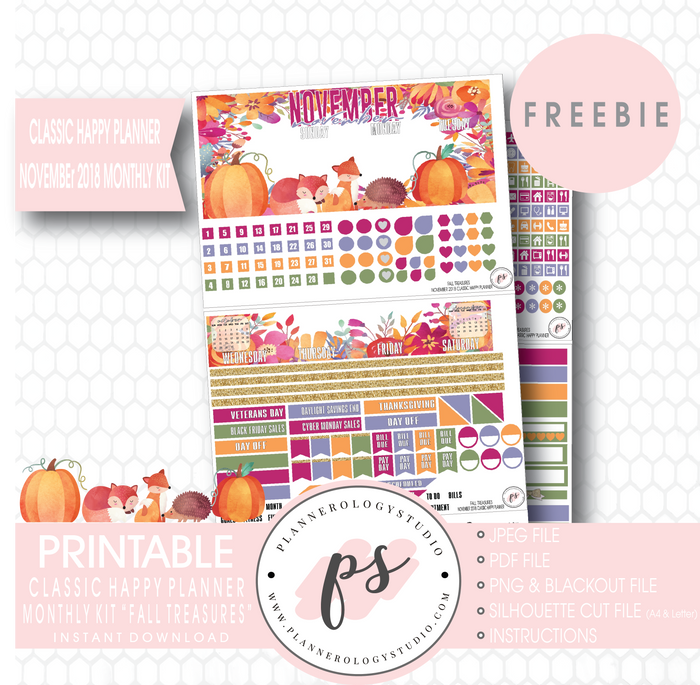 FEBRUARY Monthly Planner Kit, Big Happy Planner Printable Stickers,  Valentine's Day Planner Stickers, Monthly Stickers Kit, BM204 