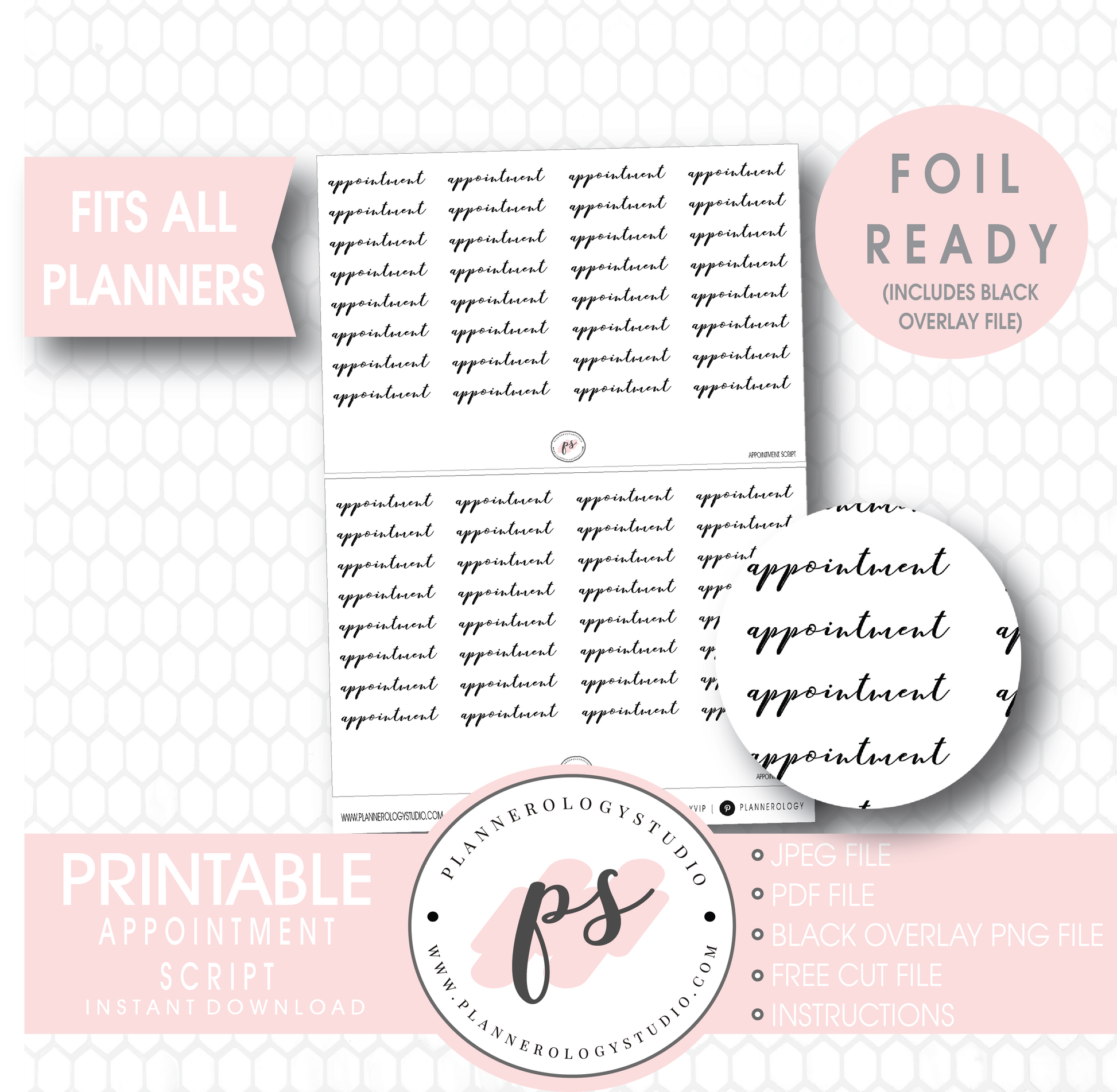 Appointment Script Digital Printable Planner Stickers (Foil Ready) – Plannerologystudio appointment-script-digital-printable-planner-stickers-foil-ready-plannerologystudio