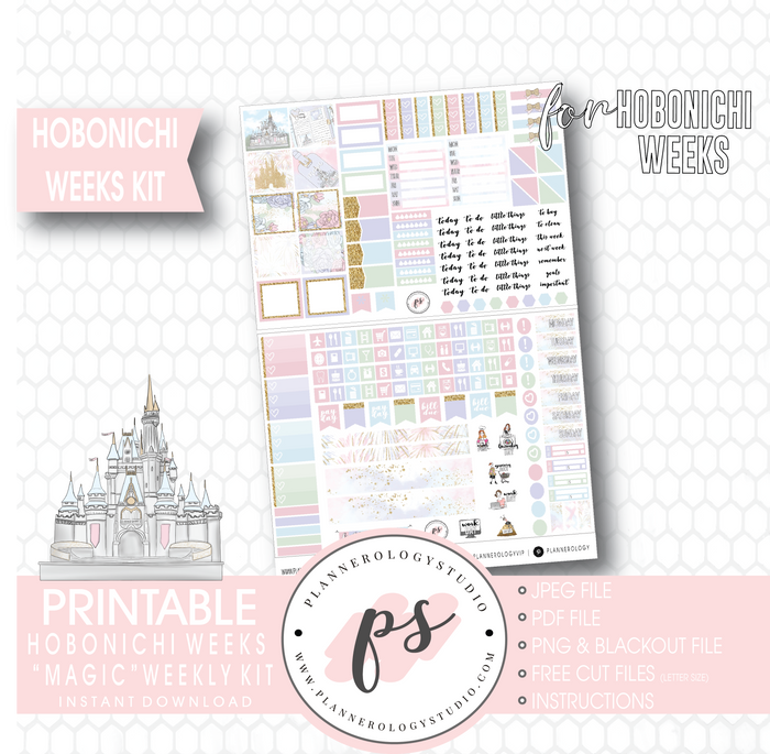 Soar (Dumbo) Weekly Kit Printable Digital Planner Stickers (for use wi –  Plannerologystudio