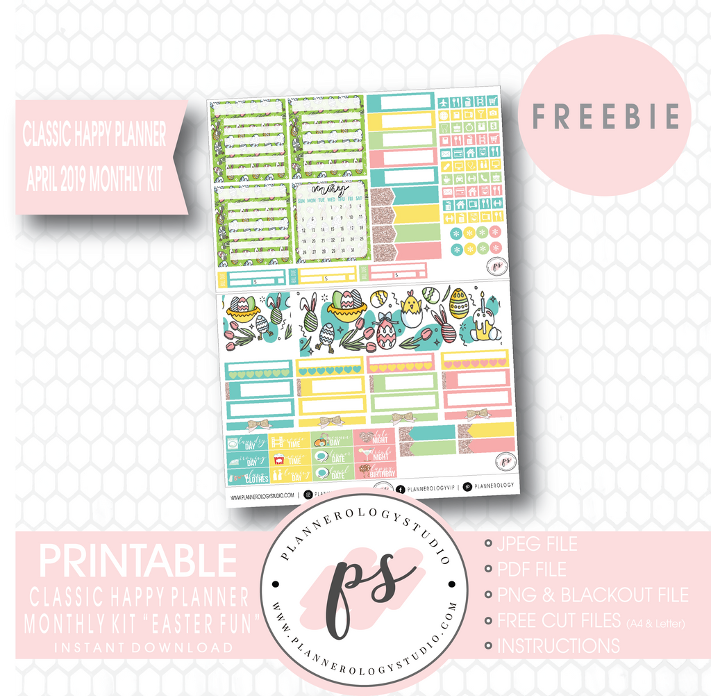 Printable MAY Planner Stickers Kit Happy Planner MAY Monthly -   Happy  planner printables, Printable planner stickers, Planner stickers