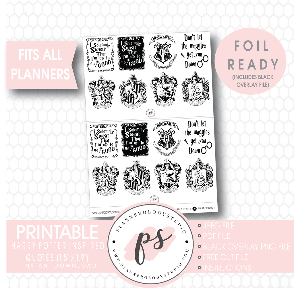 Harry Potter Planner Stickers