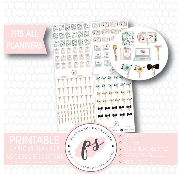 Magic (Disney Inspired) Full Weekly Kit Printable Planner Stickers (fo –  Plannerologystudio